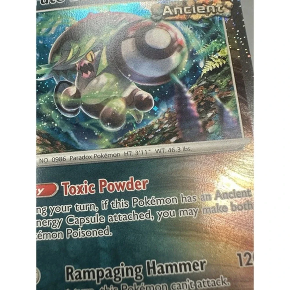 Pokemon Card Brute Bonnet 123/182 2 FART SWIRLS DOUBLE 🌀 Cosmos Holo‎ Near mint